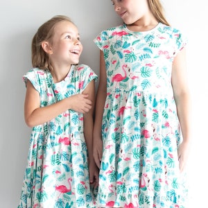 ON SALE!! Flamingo Twirl Dress