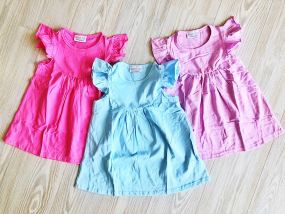 On Sale!! Solid Color Cotton Dresses On Sale!! Solid Color Cotton Dresses