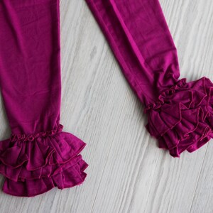 ON SALE! Plum Ruffle Pants