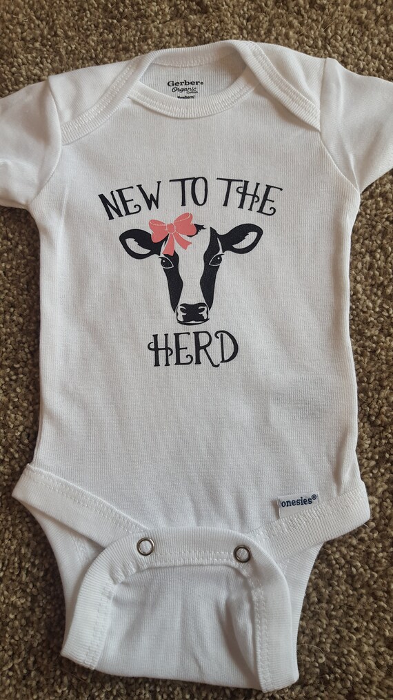 new to the herd onesie