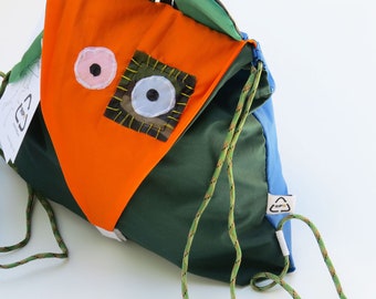 Rick de Rugzak Canvas Backpack, Canvas Tote Backpack, Tote Bag, Travel Bag, Canvas Bag