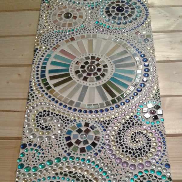 Stunning Mosaic Wall Art- Colour Wheel