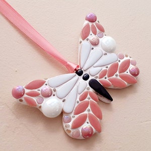 Mosaic Butterfly - Pink