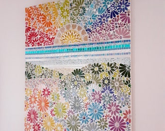 Mosaic Wall Art - Bright & Beautiful