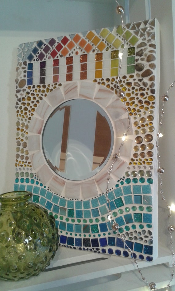 Rainbow Coast Porthole Mirror Wall Art Rainbow Coast Porthole Mirror Wall Art