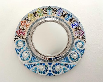 Mosaik Wand Kunst/Spiegel - Beach Huts & Surf 2026