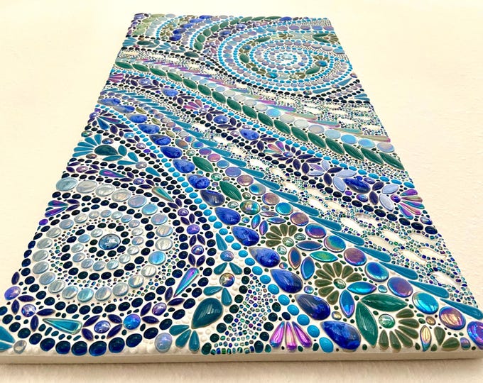 Mosaic Wall Art - Going With the Flow - Etsy