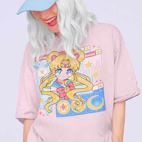 Sailor moon Tsukino Usagi Cosplay Anime Manga Kapuzen T-Shirt Shirt Pulli Coat 