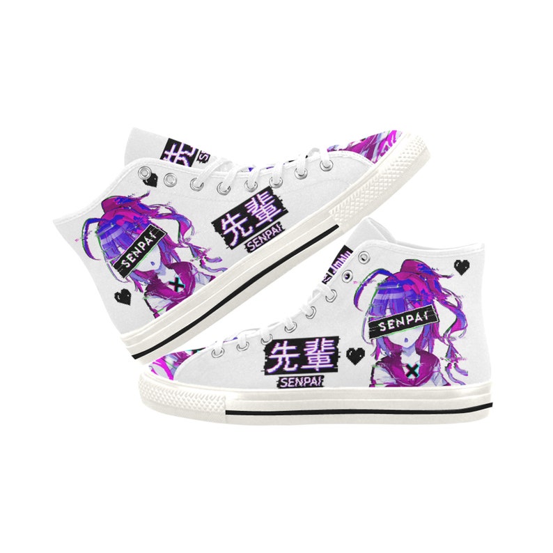 Anime Aesthetic Shoes Senpai Kawaii Shoes Pastel - Etsy