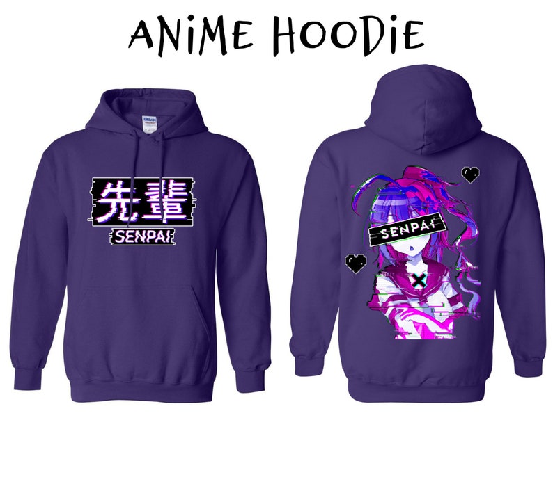 anime vaporwave hoodie