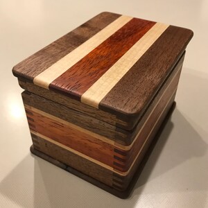 Handcrafted keepsake, trinket or jewelry box