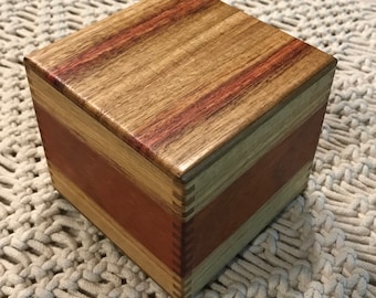 Exotic Wood Keepsake or Treasure Box