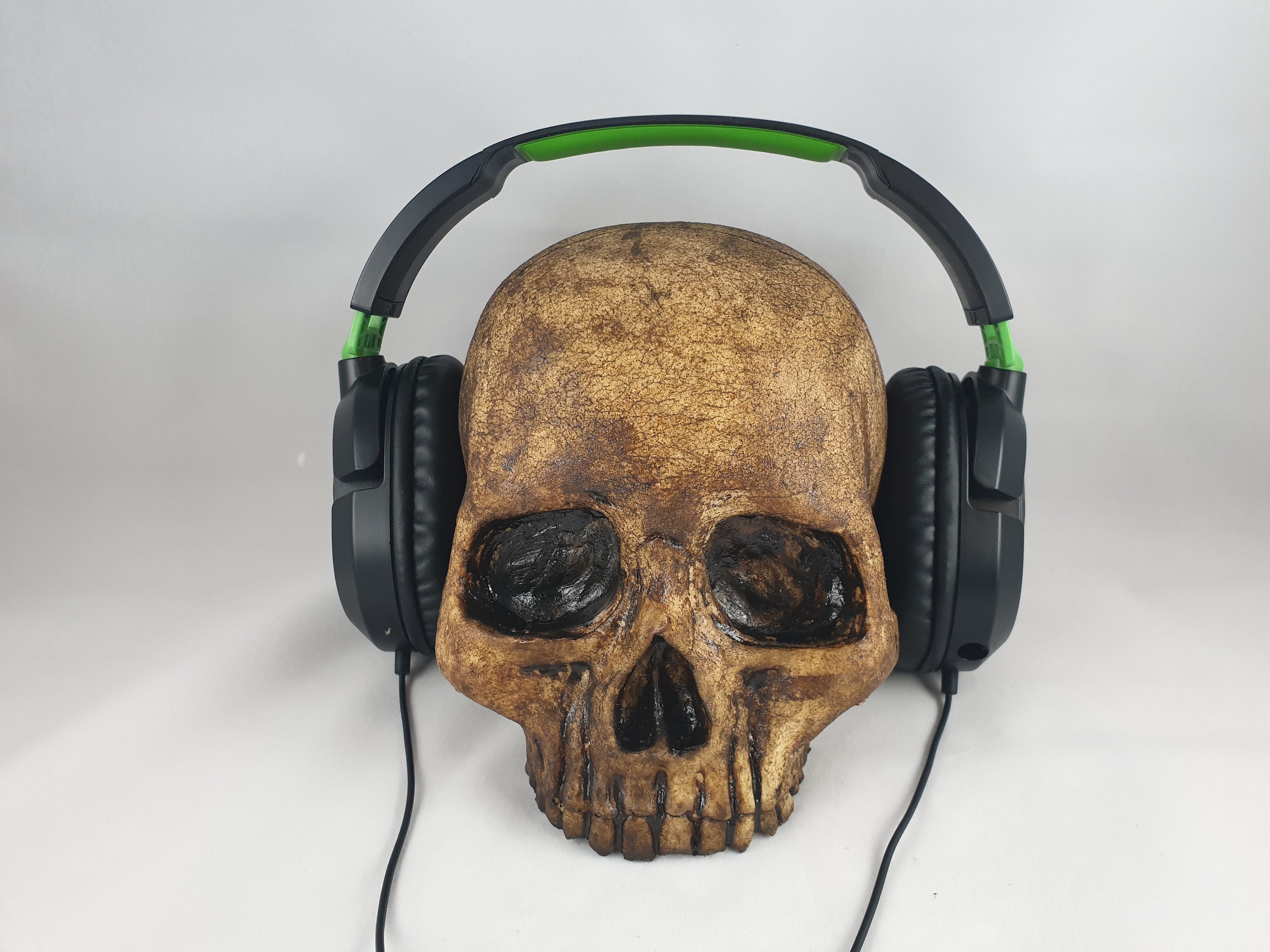Gaming Headset Stand Half Skull - Etsy 