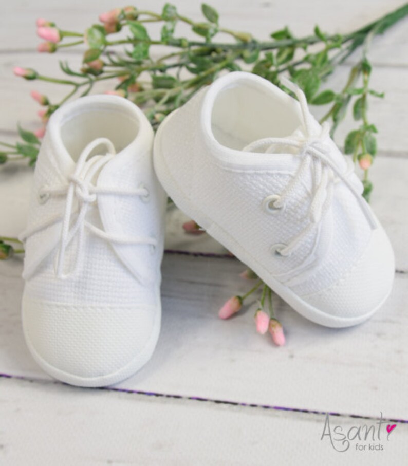 baby boy white trainers