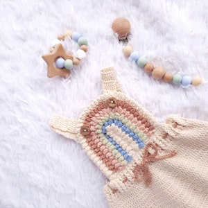 Rainbow baby boy take home outfit, baby boy spring clothes image 2