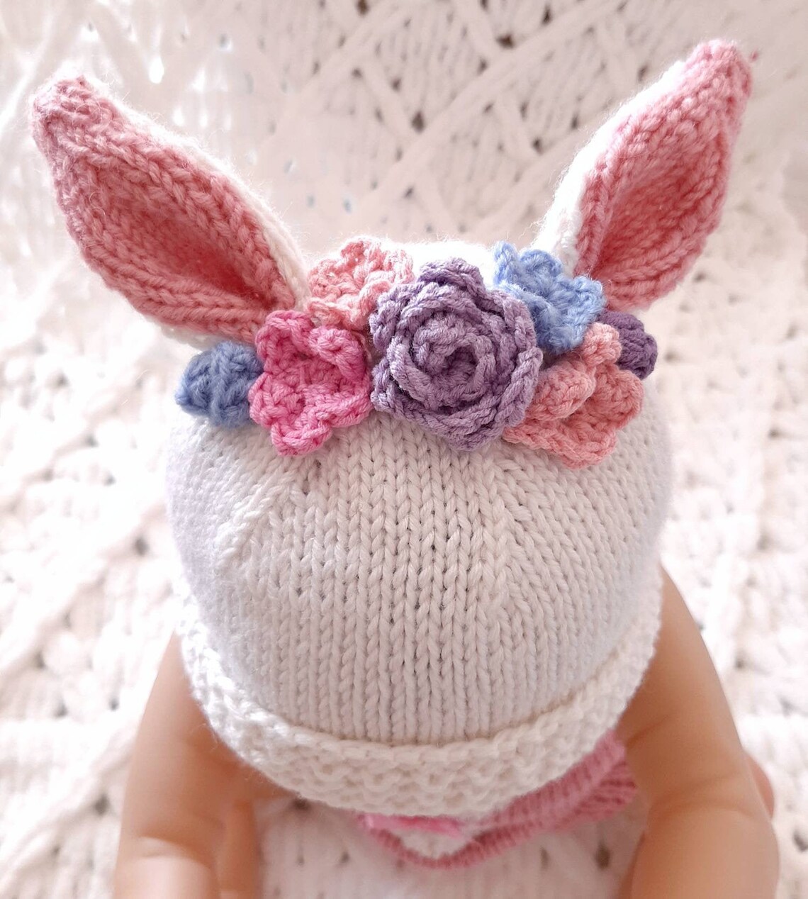 Newborn Girl Bunny Ears Hat, Baby Girl Shower Gift - Etsy