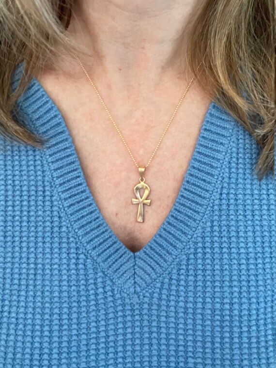 Pendentif Croix De Vie Égyptienne (Ânkh) - Neuf Avec étiquettes