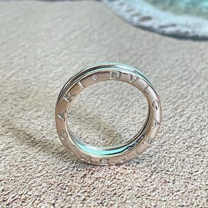 BVLGARI B Zero1 ring in 18k white gold