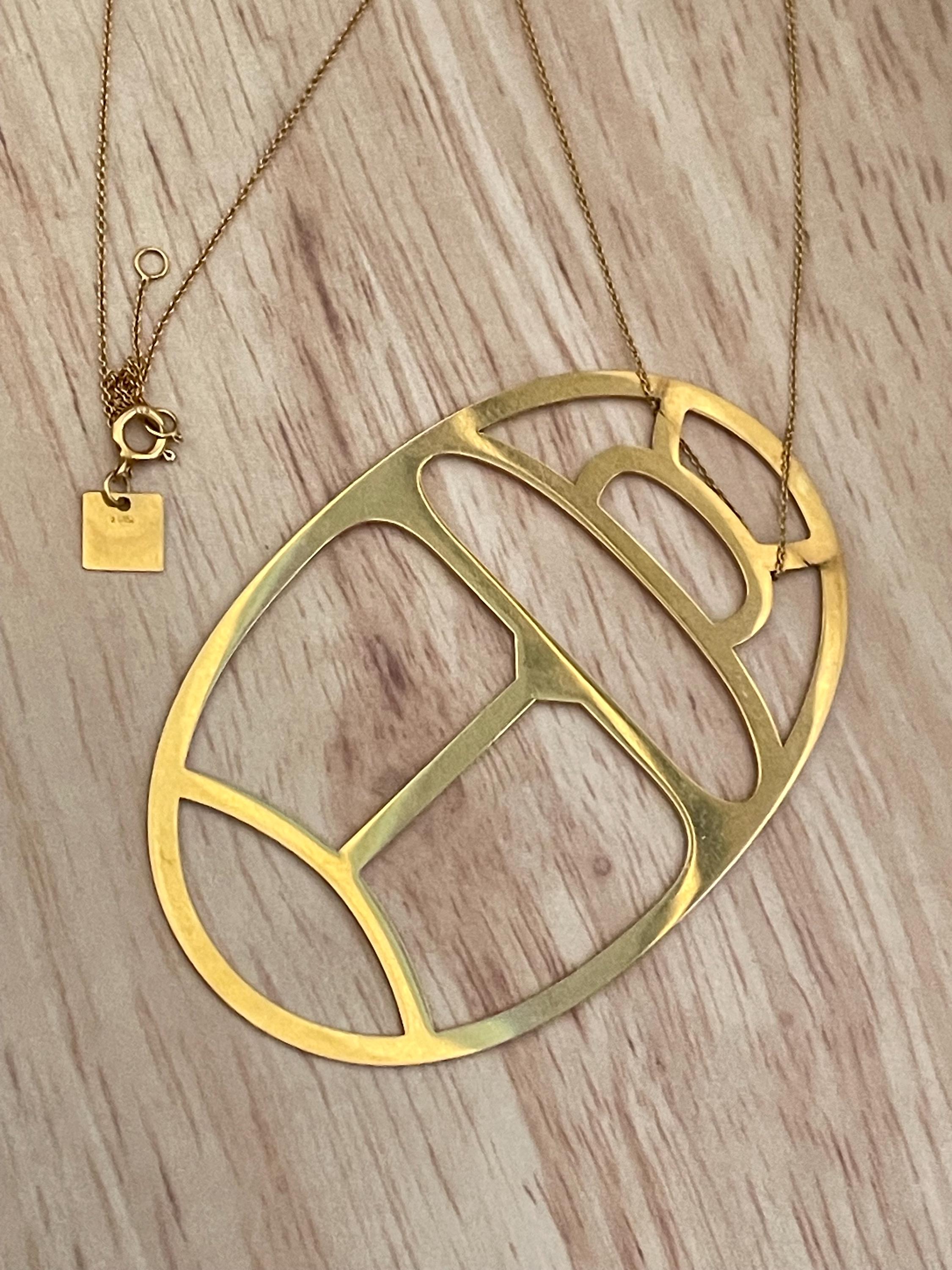 Ginette NY JUMBO WISH on Chain Necklace in 18k Rose Gold - Etsy