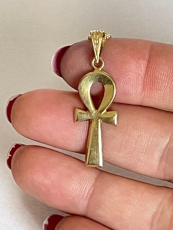Pendentif Croix égyptienne (Ankh) - Occasion, Bijou Vintage Ou Ethnique