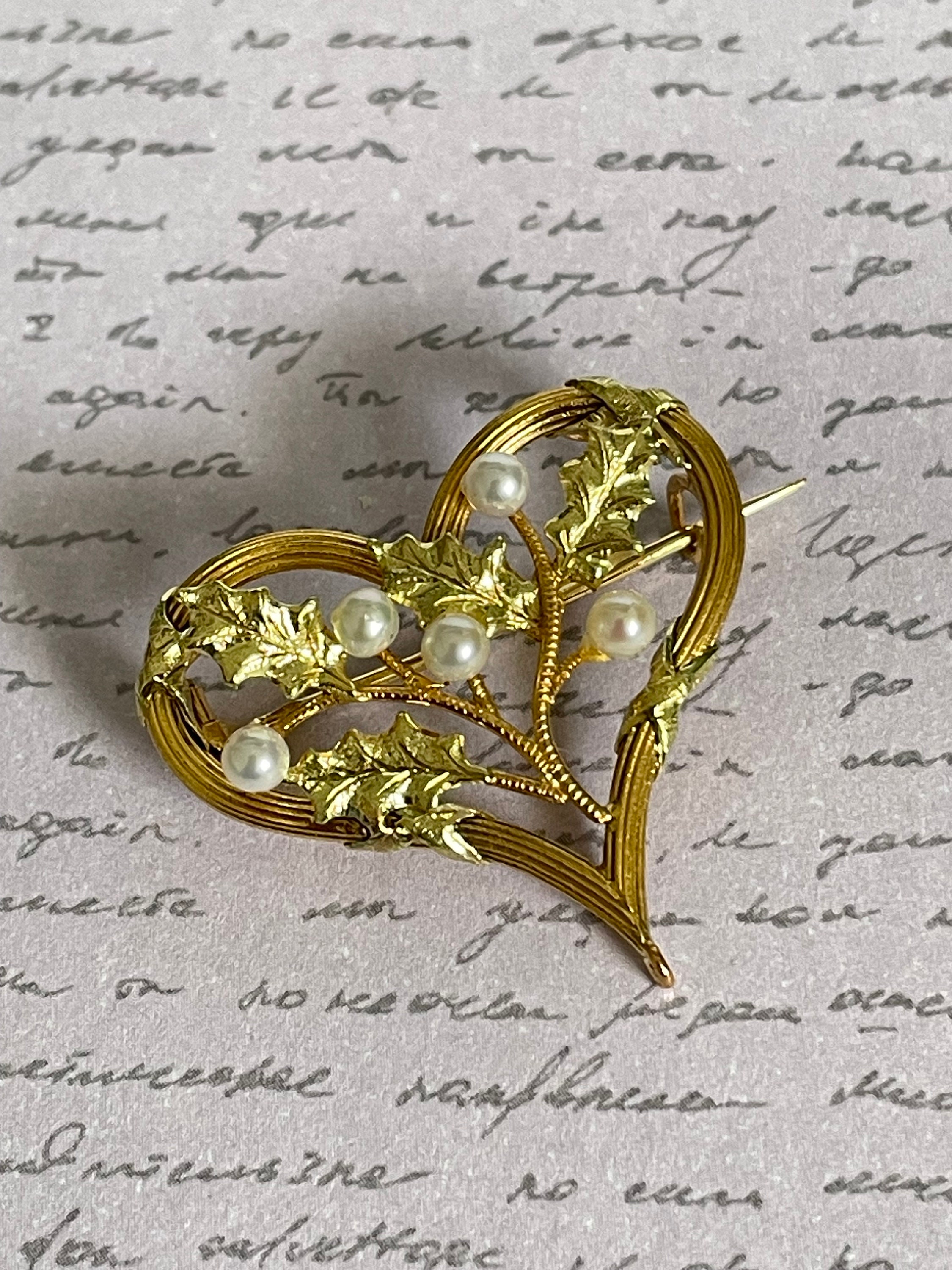 PandaHall Alloy Brooch Pin for Clothes Backpack, Heartbeat, Golden, 27.5x59.5x10mm Alloy Heart