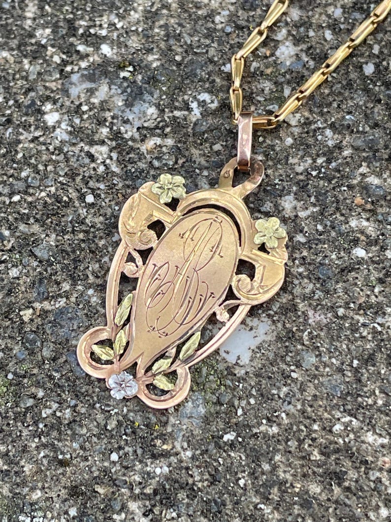 Antique 19th Century Medal in 18k Rose Gold Etsy