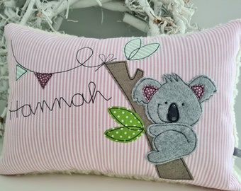 Pillow Koala name pillow cuddly pillow