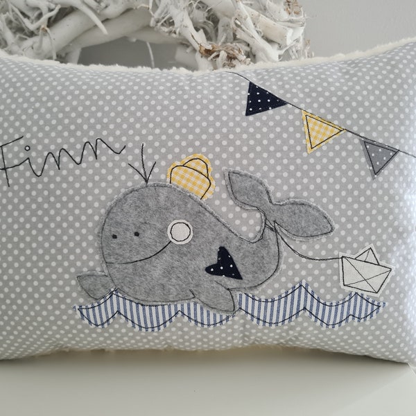 Coussin nom de baleine coussin coussin câlin