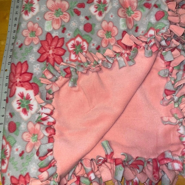 Fleece Tie Blanket Etsy