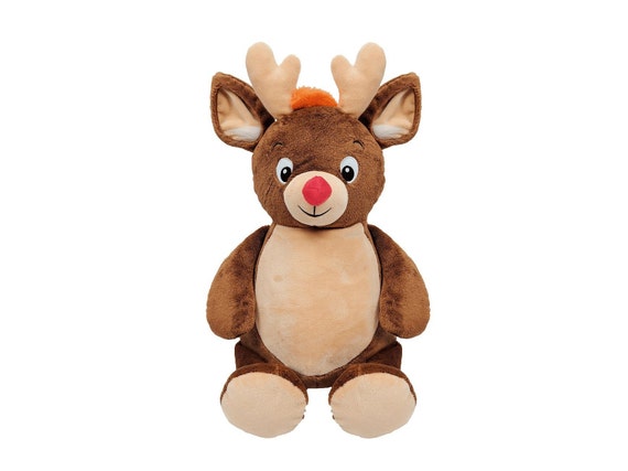 cuddly reindeer soft toy