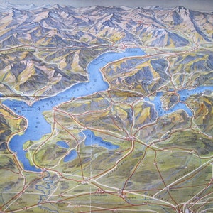alte karte vom lago maggiore Bild 2