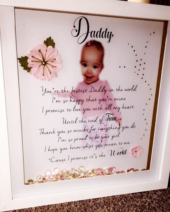 Frame For Dad Gifts Him Personalised Father Step Gift Daddy