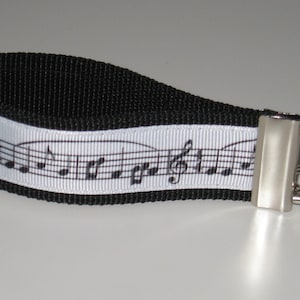 Lanyard notes clef keychain musician music song lanyard sing a song