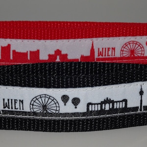 Vienna Skyline lanyard pendant band city cityband keyholder skyline webband webbing keyring individual personal