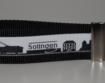 Schlüsselband Solingen Skyline Solingen Anhänger Stadtband