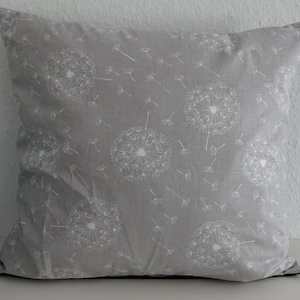 Decorative cushion cover DANDELION cushion wish free without inner cushion close your eyes and make a wish nature gift friendship