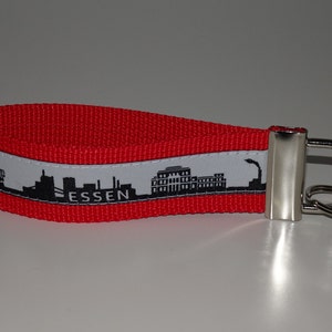 Essen Lanyard SKYLINE ESSEN City Lanyard Essen red