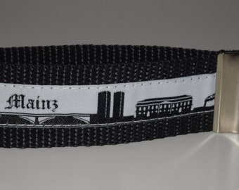 MAINZ gray or black lanyard SKYLINE Mainz