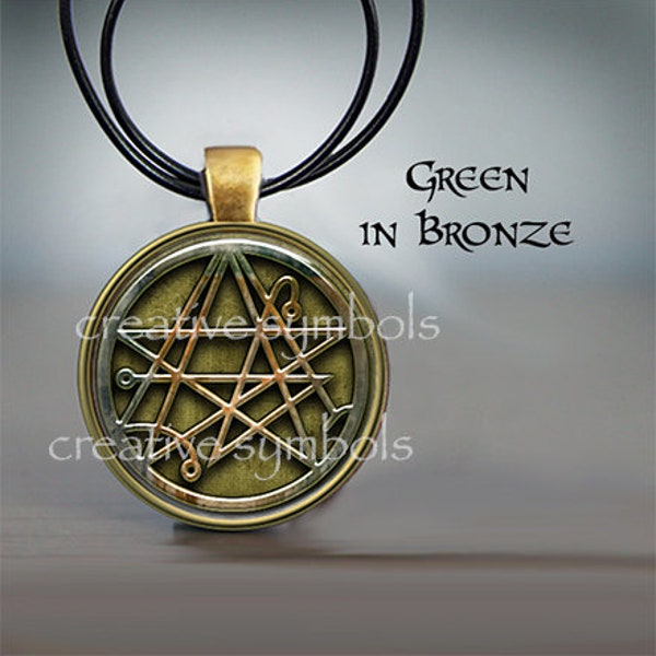 Sigil of The Gateway Necronomicon Pendant with cord