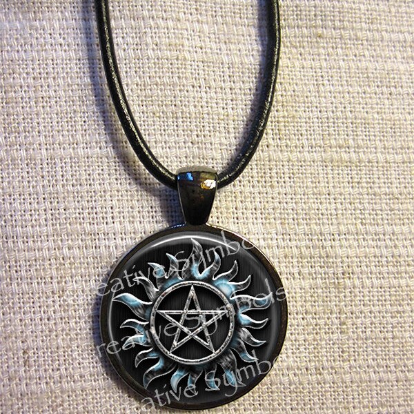 Supernatural Protection Symbol Pendant with cord