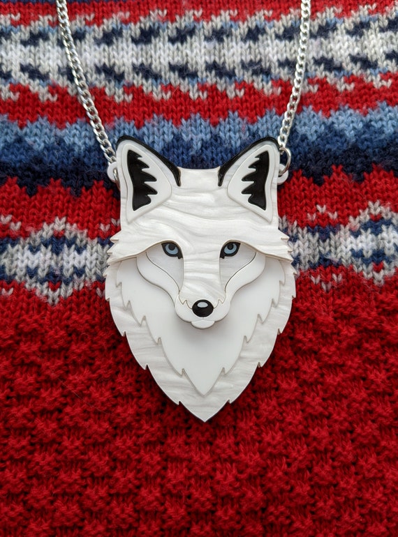 Etsy on sale fox necklace