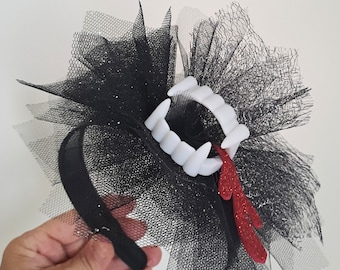 Offer motto headband “Vampire”