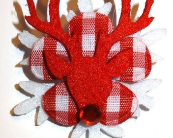 Christmas Deer Brooch