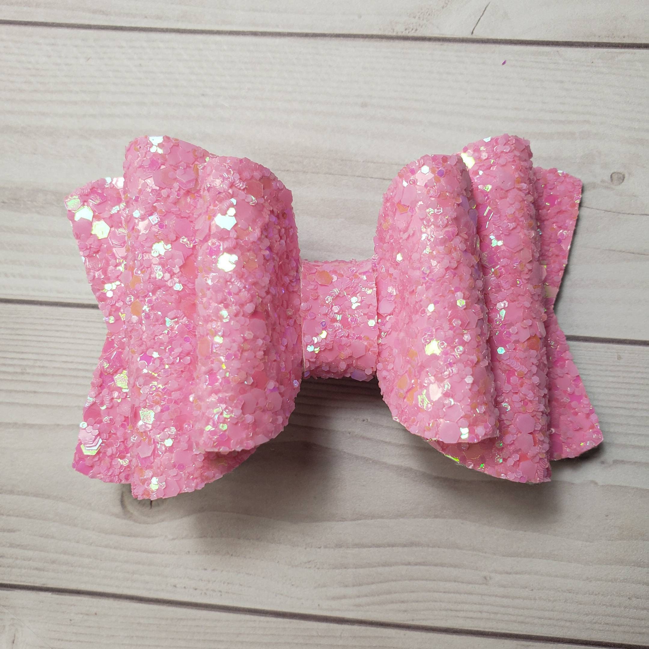 Glitter Hair Bows Glitter Hair Clip Glitter Bow Headband Etsy