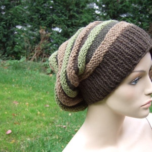 Hawanja bonnet en laine beanie vert image 2