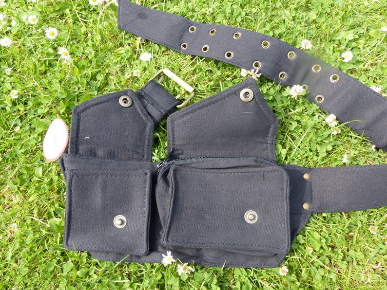 Hawanja noir Sac ceinture 2 pièces image 2