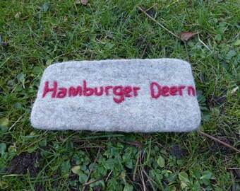 Hawanja Filzbörse Beige Hamburger Deern