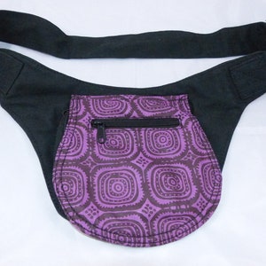 Hawanja ceinture sac noir/violet image 1