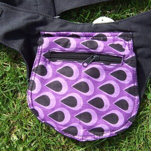 Hawanja ceinture sac noir/violet image 2