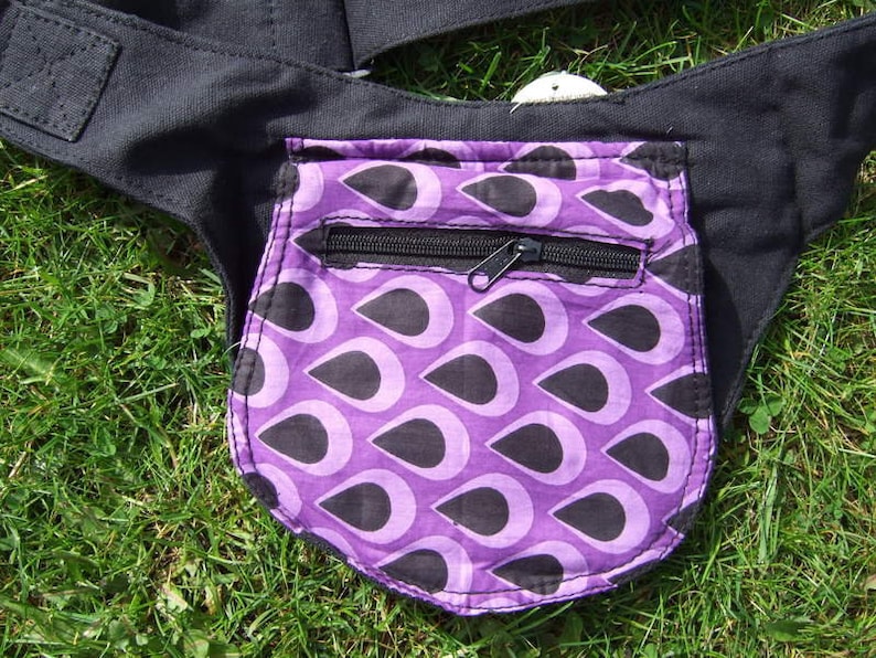 Hawanja ceinture sac noir/violet image 2